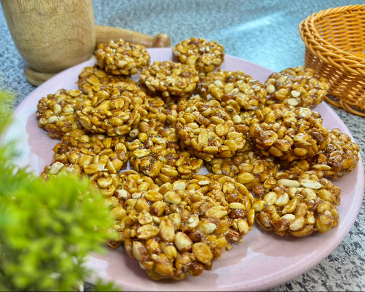 Peanut Jaggery Bites (ଚିନାବାଦାମ ଗୁଡ଼ ବାଇଟ୍ସ)