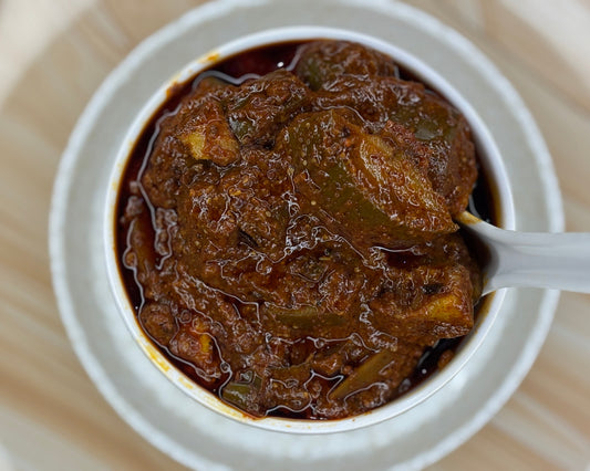 Spicy Mango Masala Pickle (ଆମ୍ବ ମସଲା ଆଚାର)