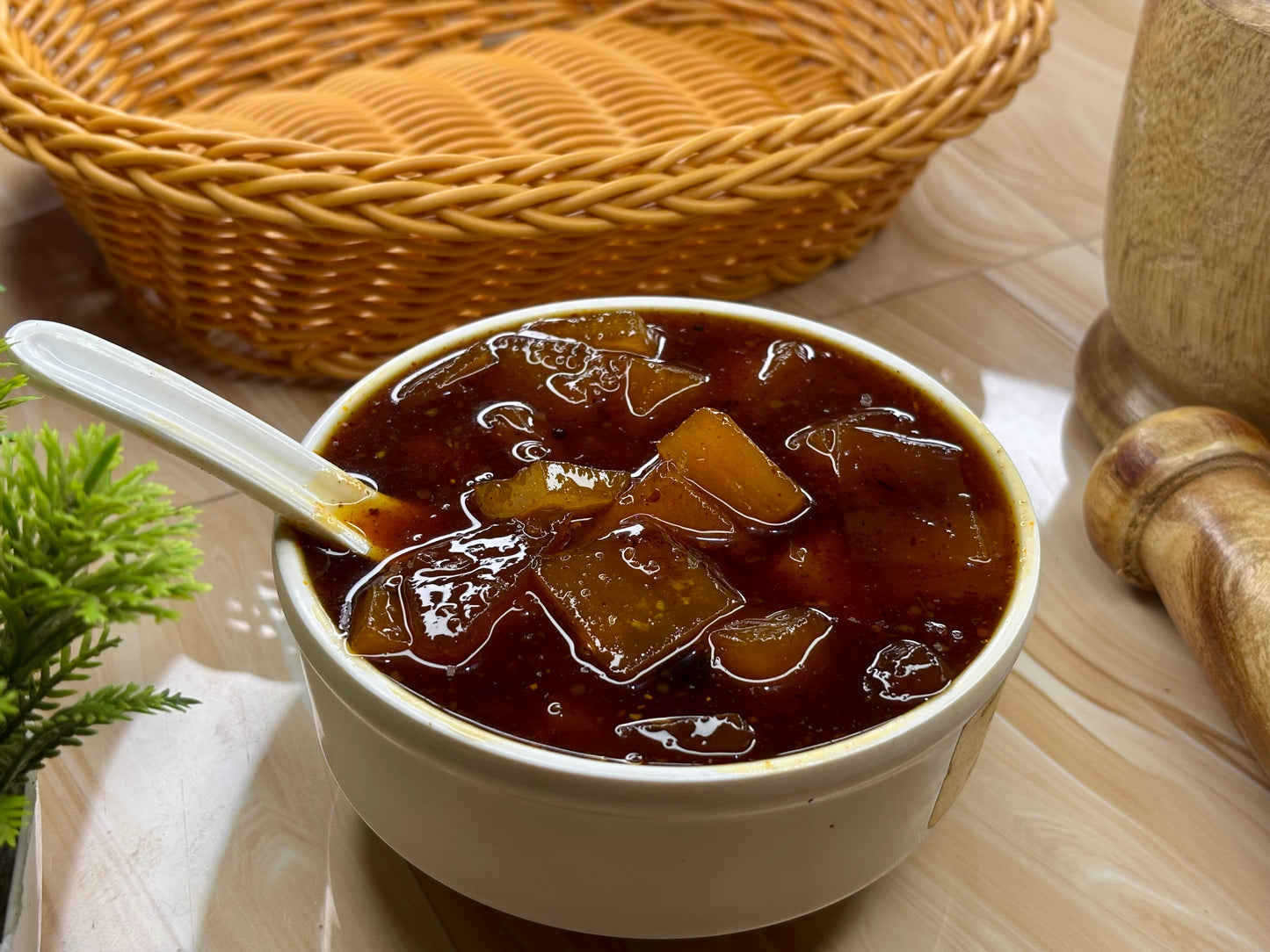 Sweet - Spicy Mango Jelly Pickle (ଆମ୍ବ ଜେଲି ଆଚାର)