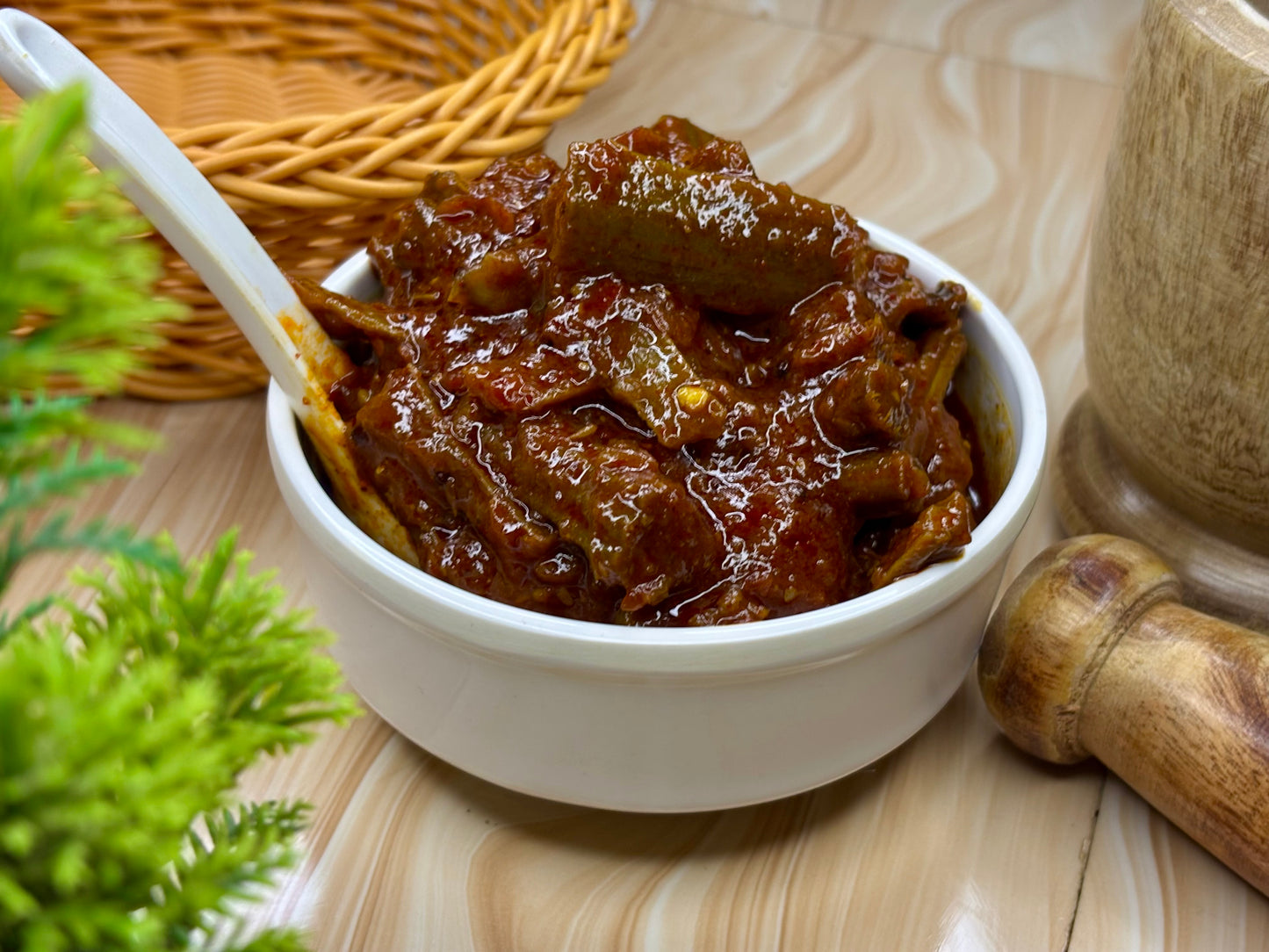 Sweet - Spicy Drumstick Pickle (ସଜନା ଛୁଇଁ ଆଚାର)