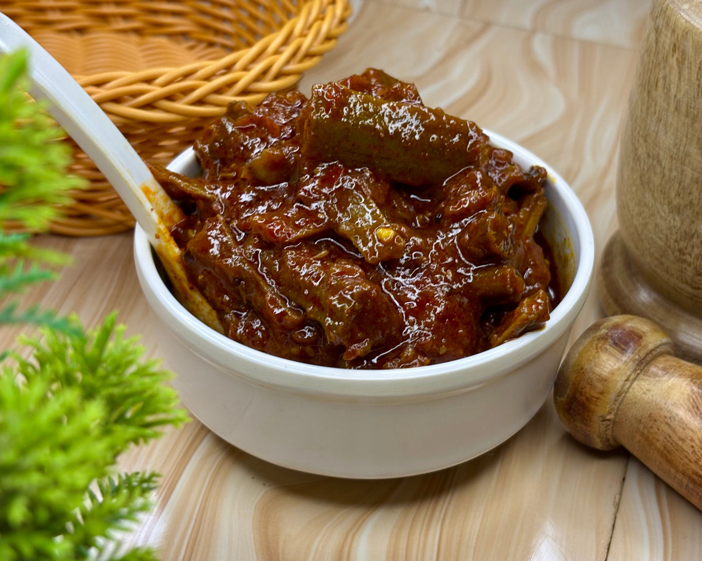 Sweet - Spicy Drumstick Pickle (ସଜନା ଛୁଇଁ ଆଚାର)