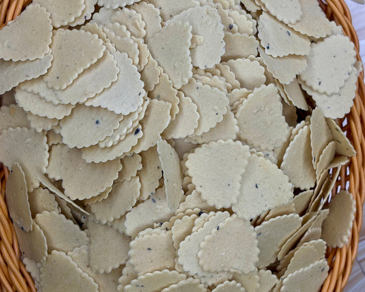 Coin Papad Black Paper Flavour (ଛୋଟ ଗୋଲମରିଚ ପାପଡ଼)