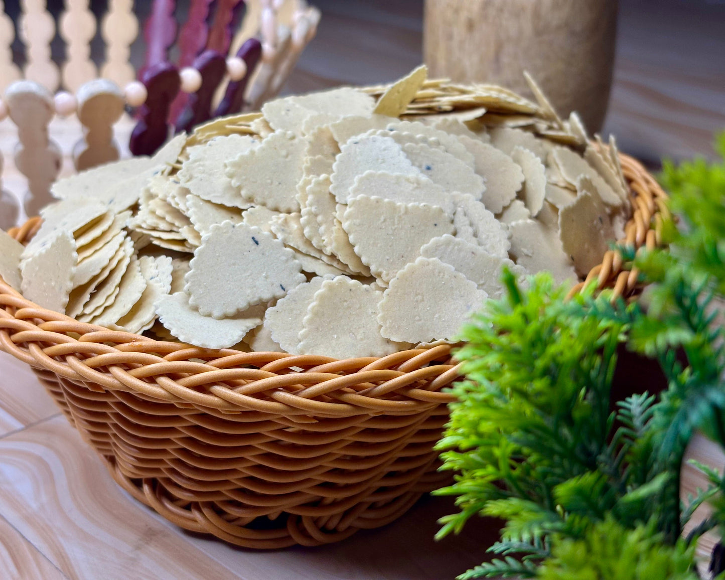 Coin Papad Black Paper Flavour (ଛୋଟ ଗୋଲମରିଚ ପାପଡ଼)