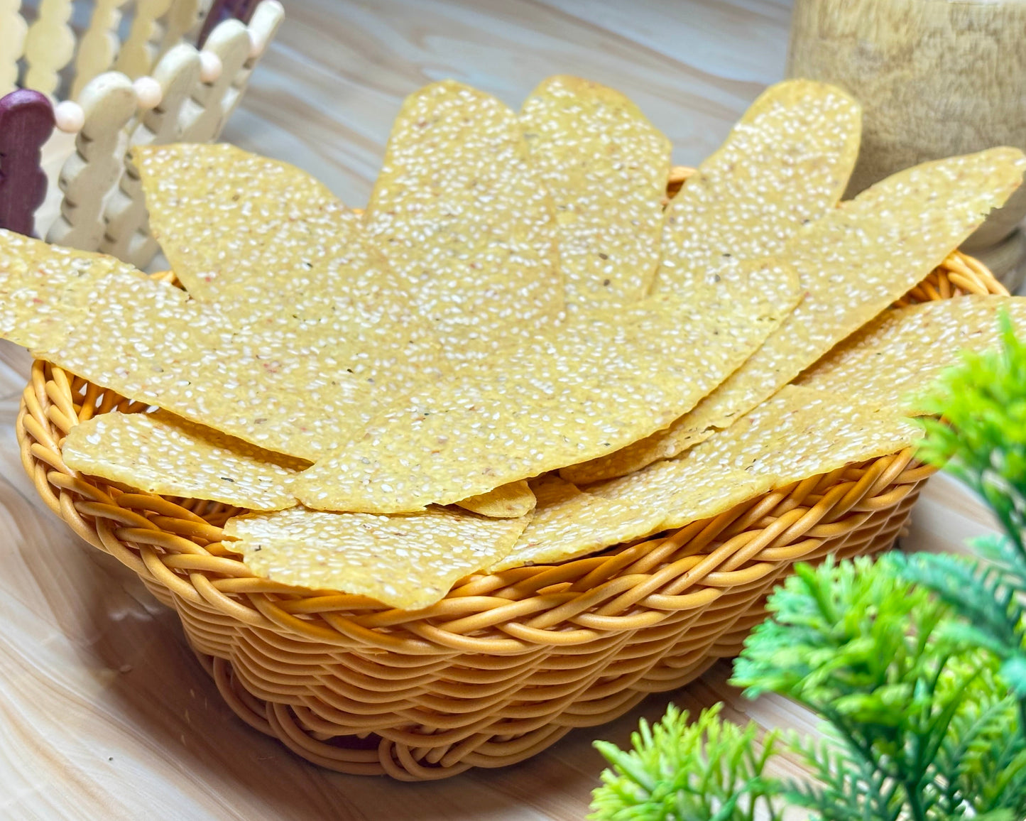 Biri Masala Square Papad (ବିରି ମସଲା ପାପଡ଼)