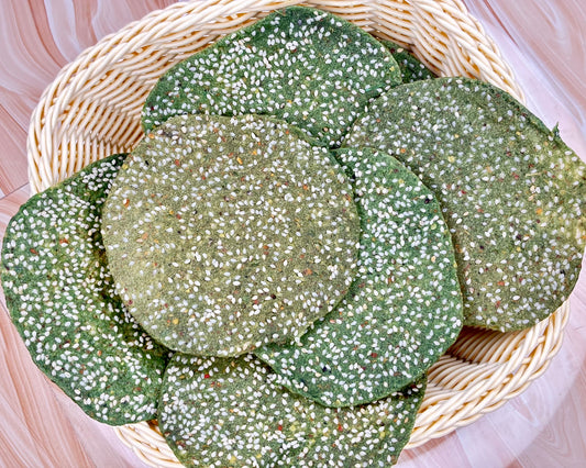 Pudina Special Papad (ପୁଦିନା ସ୍ପେଶାଲ୍ ପାପଡ଼)