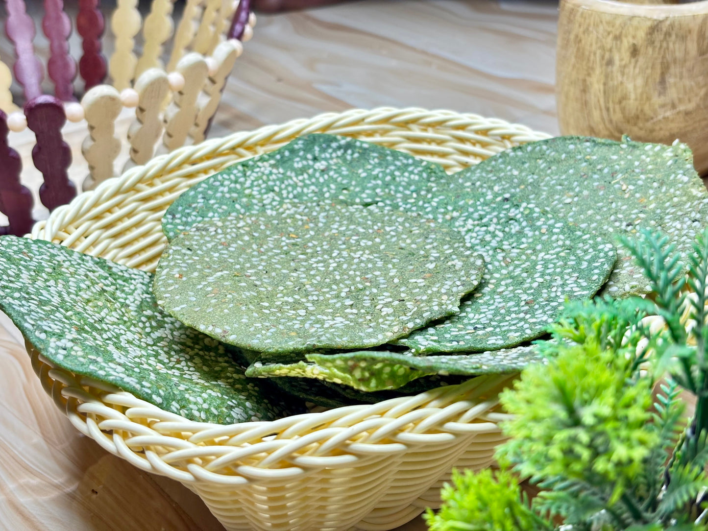 Pudina Special Papad (ପୁଦିନା ସ୍ପେଶାଲ୍ ପାପଡ଼)