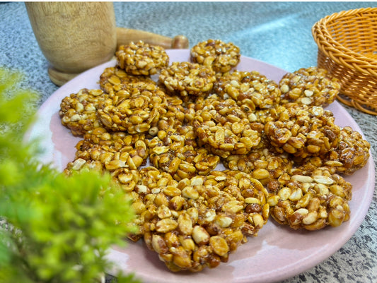 Peanut Jaggery Bites (ଚିନାବାଦାମ ଗୁଡ଼ ବାଇଟ୍ସ)