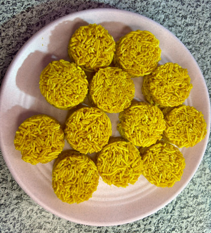 Sev Jaggery Bites (ସେଭ ଗୁଡ଼ ବାଇଟ୍ସ)