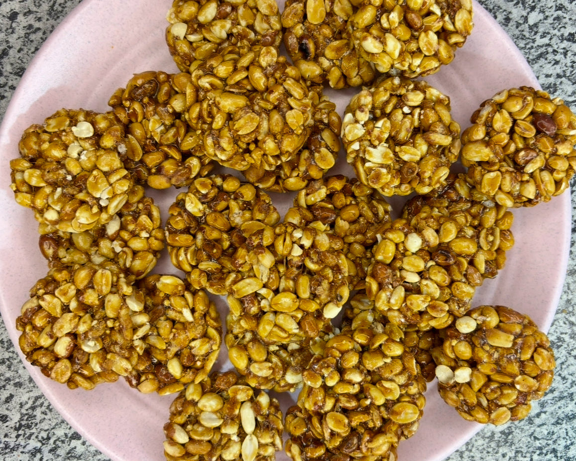 Peanut Jaggery Bites (ଚିନାବାଦାମ ଗୁଡ଼ ବାଇଟ୍ସ)
