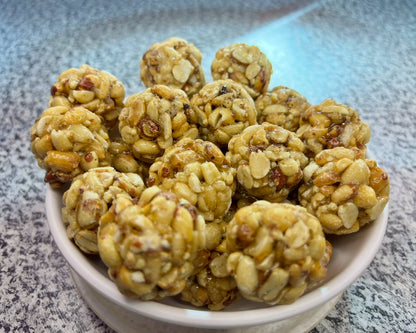 Peanut Sugar Ladu (ଚିନାବାଦାମ ସିନି ଲଡୁ)