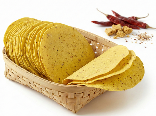 Besan Masala Papad (ବେସନ ମସଲା ପାପଡ଼)