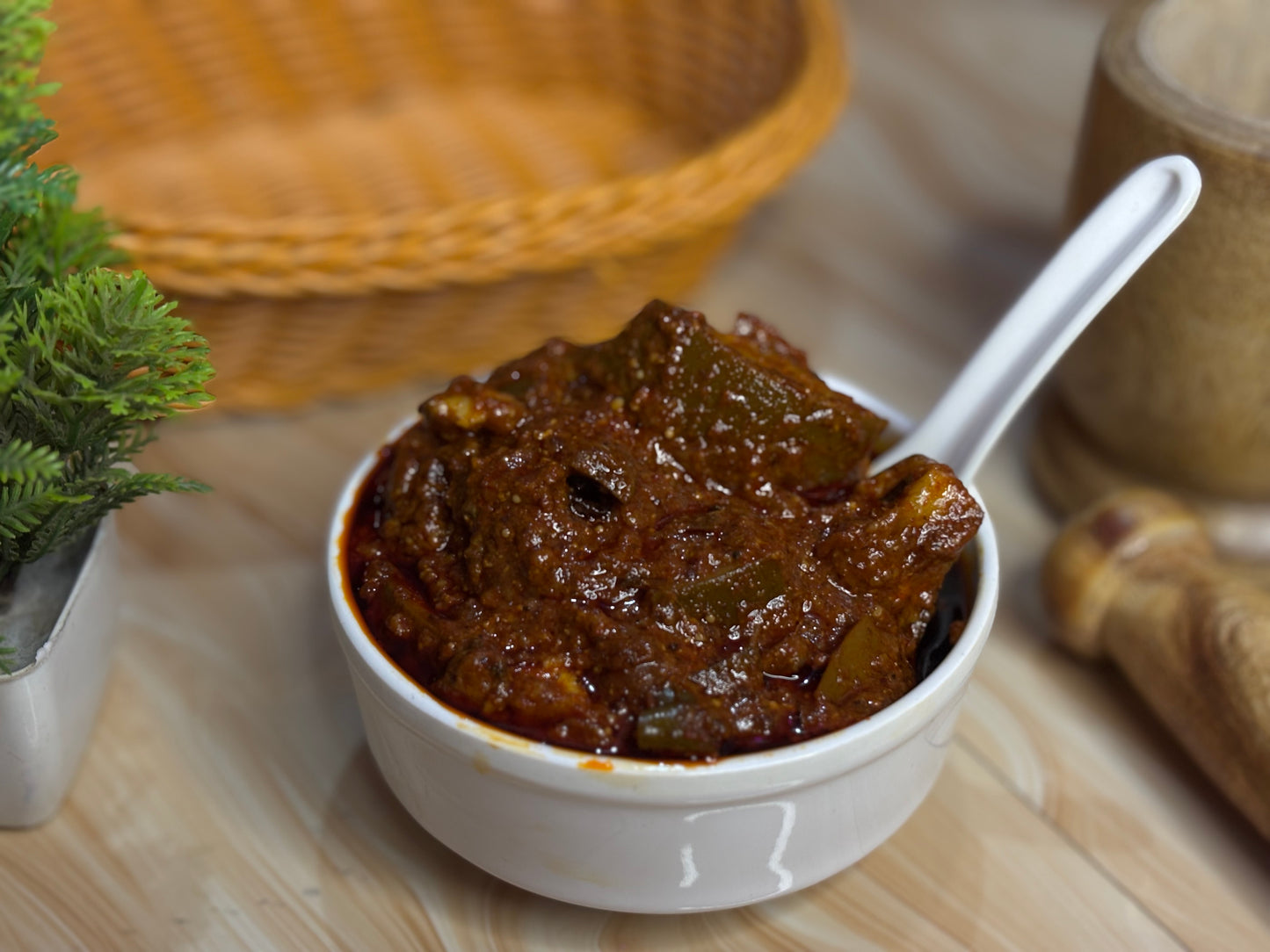 Spicy Mango Masala Pickle (ଆମ୍ବ ମସଲା ଆଚାର)