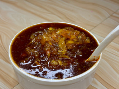 Sweet Mango Chunda Pickle (ମିଠା କୋରା ଆମ୍ବ  ଆଚାର)
