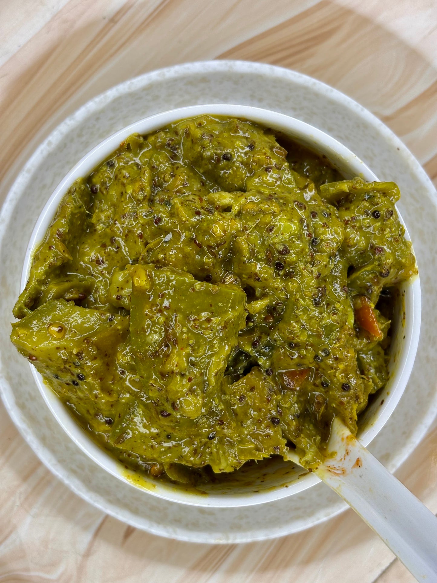 Spicy Mango Mustard Rai Pickle (ଆମ୍ବ ସୋରିଷ ରାଇ ଆଚାର)