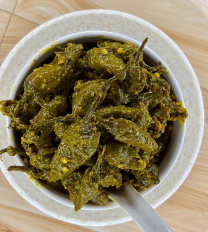 Very Spicy Green Chilli Pickle (ସବୁଜ ଲଙ୍କା ଆଚାର)