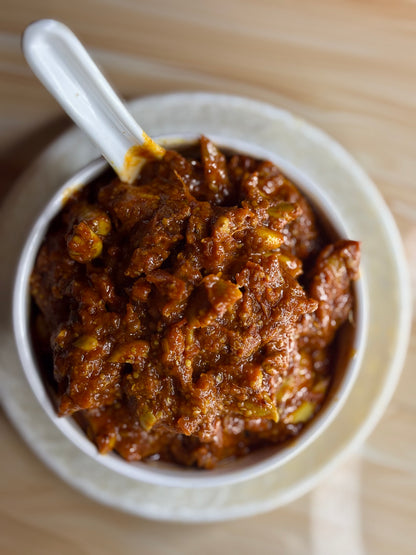 Spicy Red Garlic Pickle (ଲାଲ ରସୁଣ ଆଚାର)