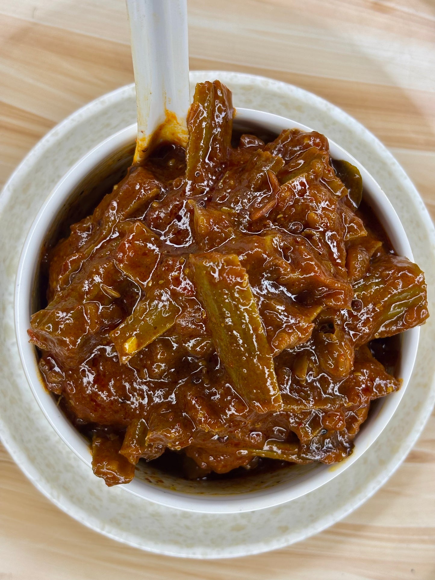 Sweet - Spicy Drumstick Pickle (ସଜନା ଛୁଇଁ ଆଚାର)
