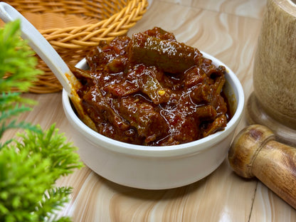 Sweet - Spicy Drumstick Pickle (ସଜନା ଛୁଇଁ ଆଚାର)