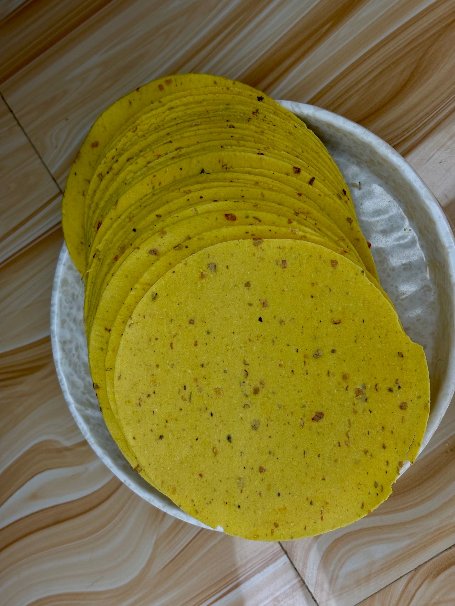 Besan Masala Papad (ବେସନ ମସଲା ପାପଡ଼)