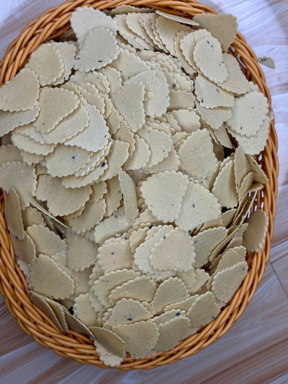 Coin Papad Black Paper Flavour (ଛୋଟ ଗୋଲମରିଚ ପାପଡ଼)