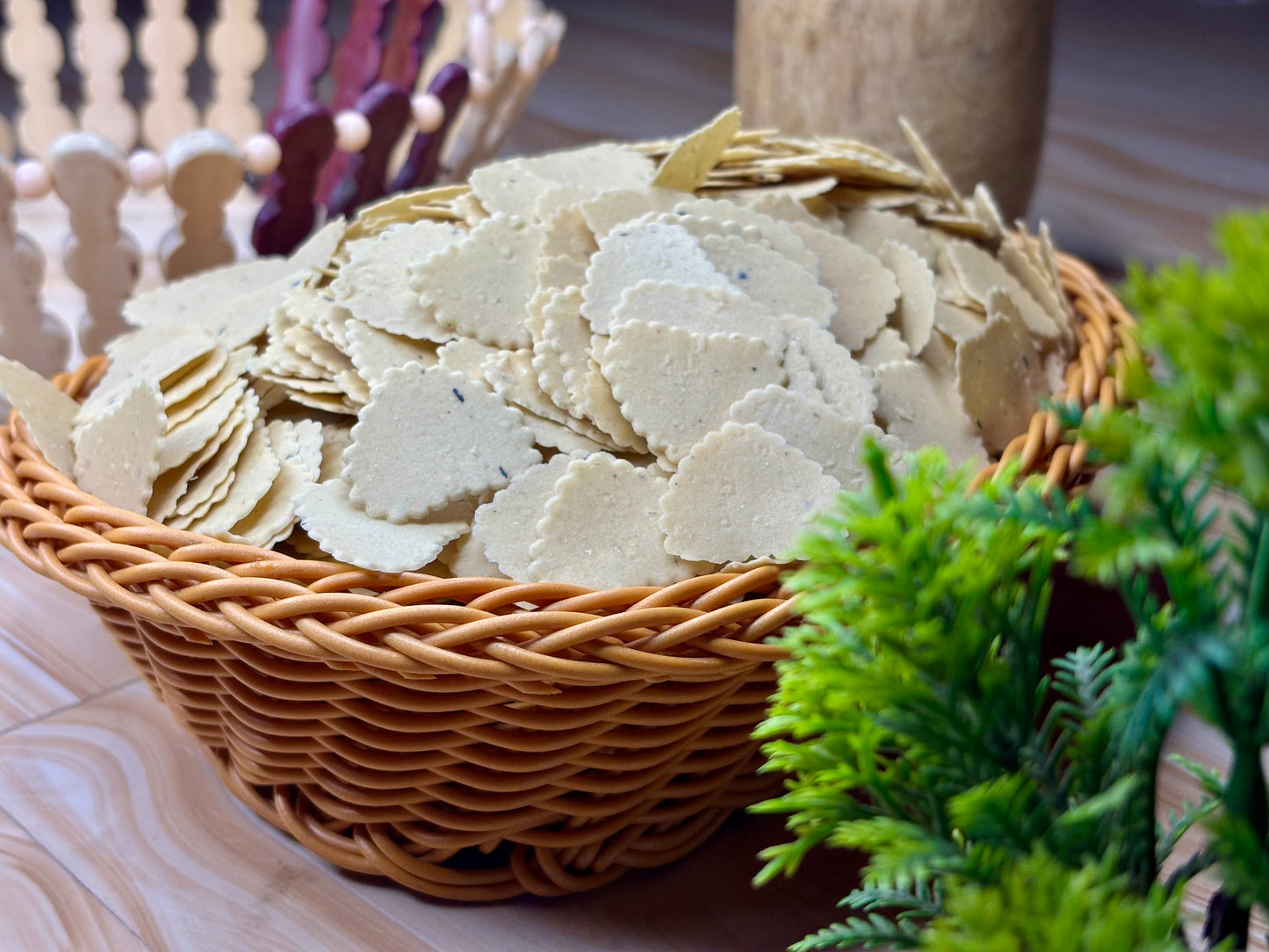 Coin Papad Black Paper Flavour (ଛୋଟ ଗୋଲମରିଚ ପାପଡ଼)