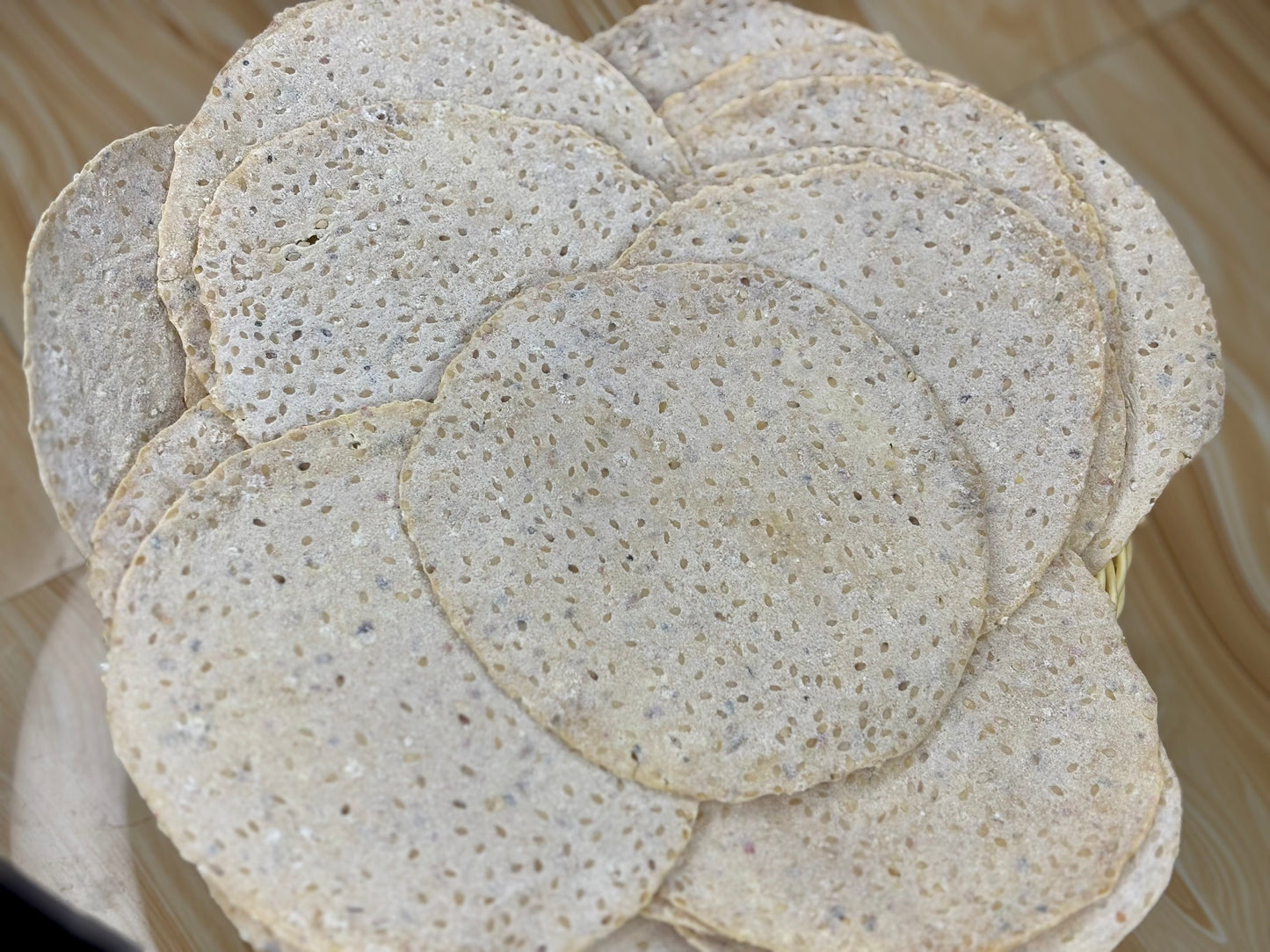 Biri Chuna Papad (ବିରି ଚୁନା ପାପଡ଼)