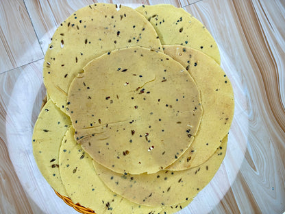 Black Paper Papad (ଗୋଲମରିଚ ପାପଡ)
