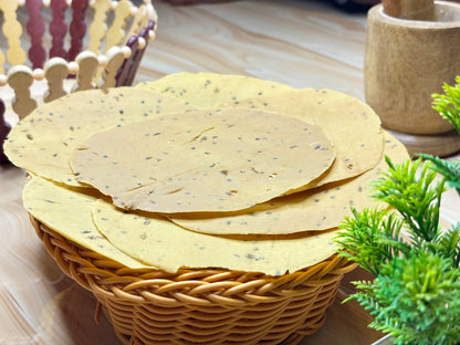 Black Paper Papad (ଗୋଲମରିଚ ପାପଡ)