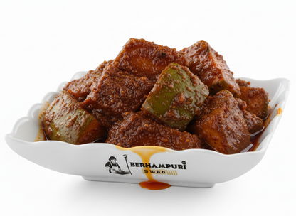 Spicy Mango Masala Pickle (ଆମ୍ବ ମସଲା ଆଚାର)